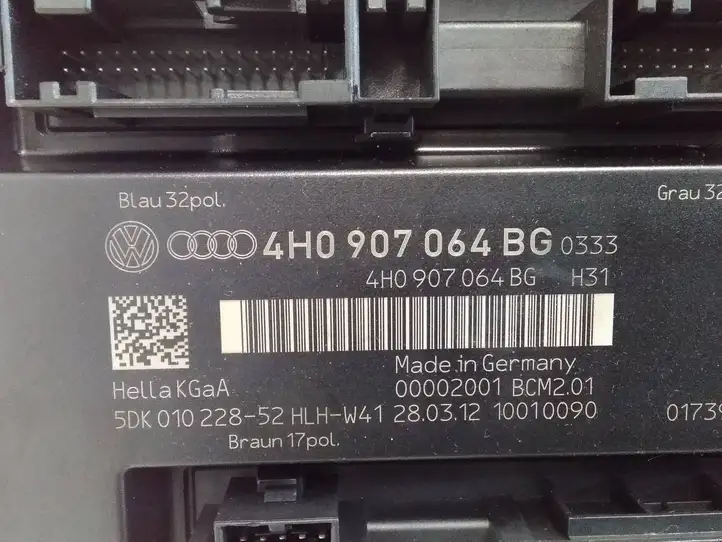 Audi A6 C7 (2011 - 2014) 4H0907064BG Модуль комфорта — фото 2