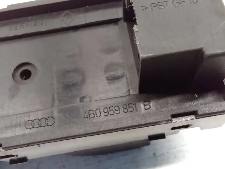 Audi A6 S6 C5 4B (2001 - 2004) 4B0959851B Блок кнопок стеклоподъемников — фото 4