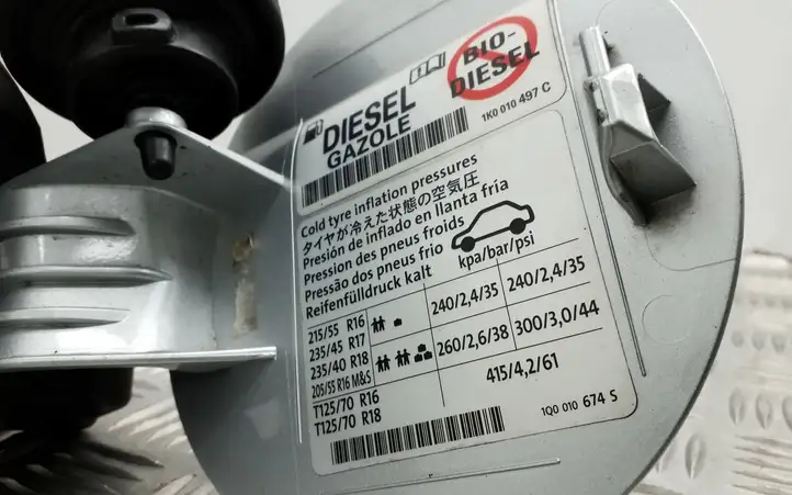 Volkswagen Eos (2006 - 2010) 1Q0809857 Крышка топливного бака — фото 7