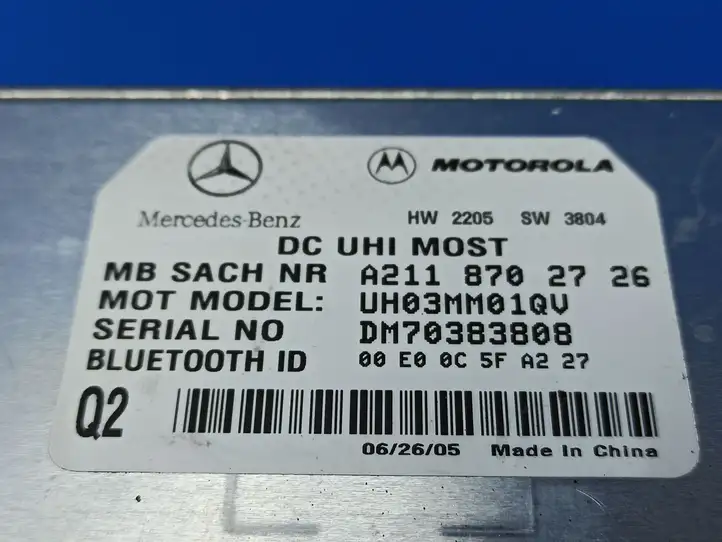 Mercedes-Benz CLS C219 (2003 - 2011) A2118702726 Блок GSM — фото 8