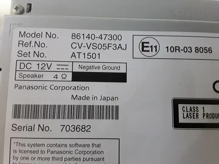 Toyota Prius (XW50) (2015 - ) 8614047300 Магнитола / мультимедийная система — фото 3