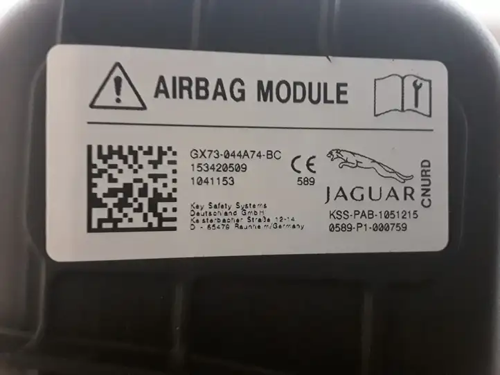 Jaguar XE (2014 - 2019) GX73044A74BC Подушка безопасности пассажира — фото 2