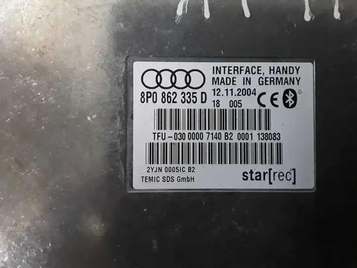 Audi A4 S4 B7 8E 8H (2004 - 2009) 8P0862335D Bluetooth модуль — фото 2