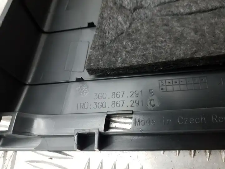 Volkswagen PASSAT B8 (2015 - ) 3G0867291B Нижняя обшивка стойки B — фото 3