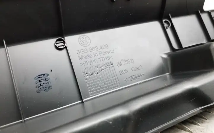 Volkswagen PASSAT B8 (2015 - ) 3G9863409 Прочая отделка багажника — фото 5