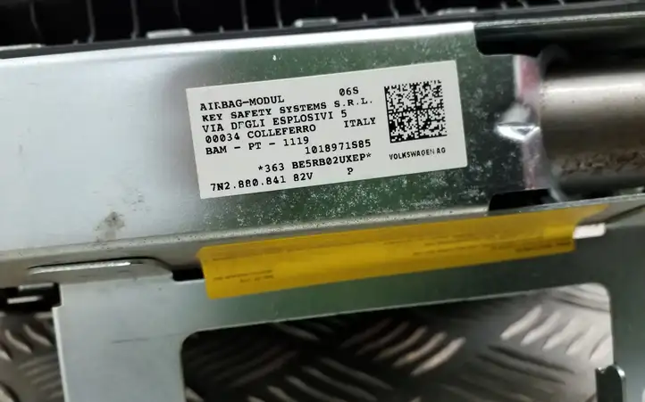Volkswagen Sharan (2010 - 2015) 7N2880841 Коленная подушка безопасности — фото 6