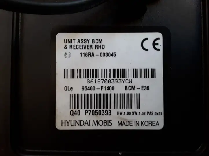 Kia Sportage (2014 - 2016) 95400F1400 Модуль комфорта — фото 2