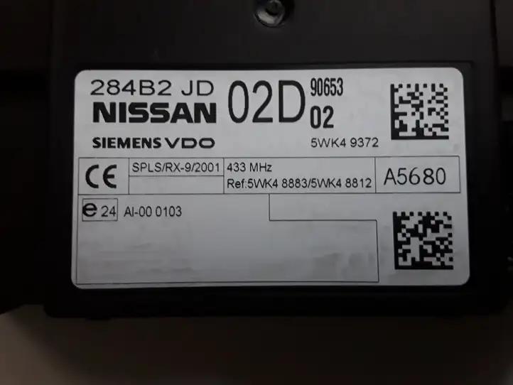 Nissan Qashqai (2006 - 2010) 284B2JD Модуль комфорта — фото 3