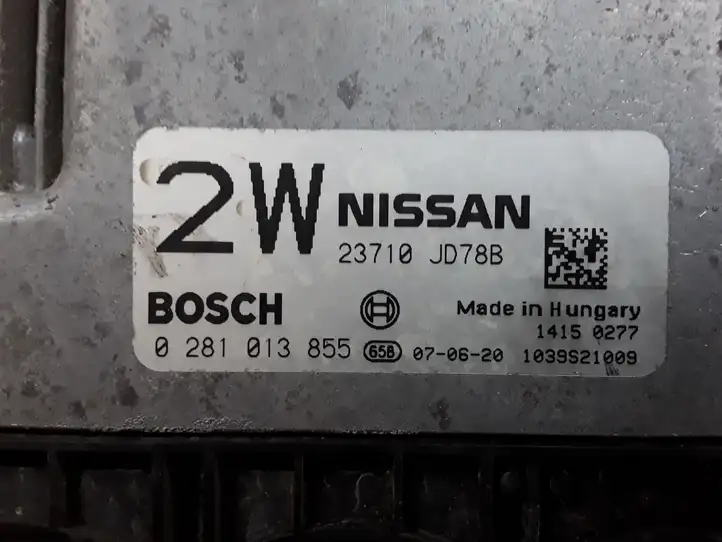 Nissan Qashqai (2006 - 2010) 23710JD78B Блок управления двигателем (ЭБУ) — фото 3