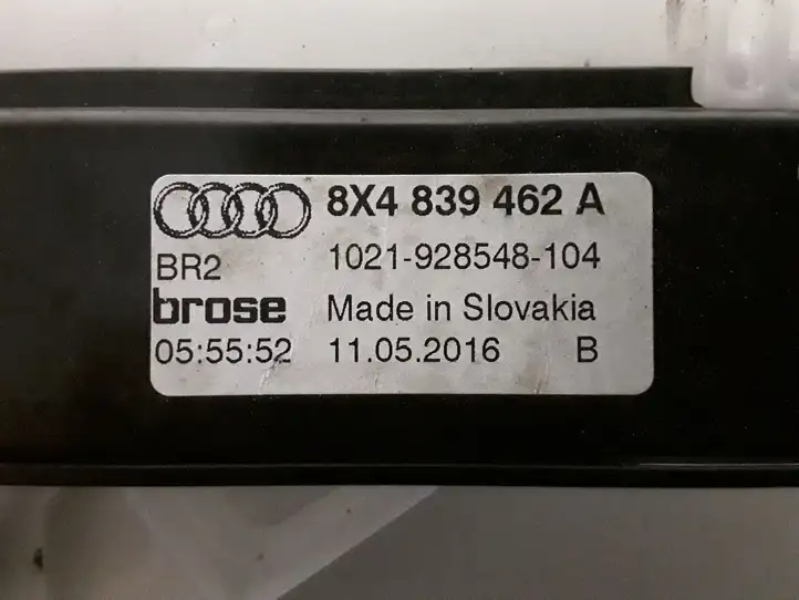 Audi S1 (2014 - 2019) 8X4839462A Стеклоподъемник задней двери без мотора — фото 2