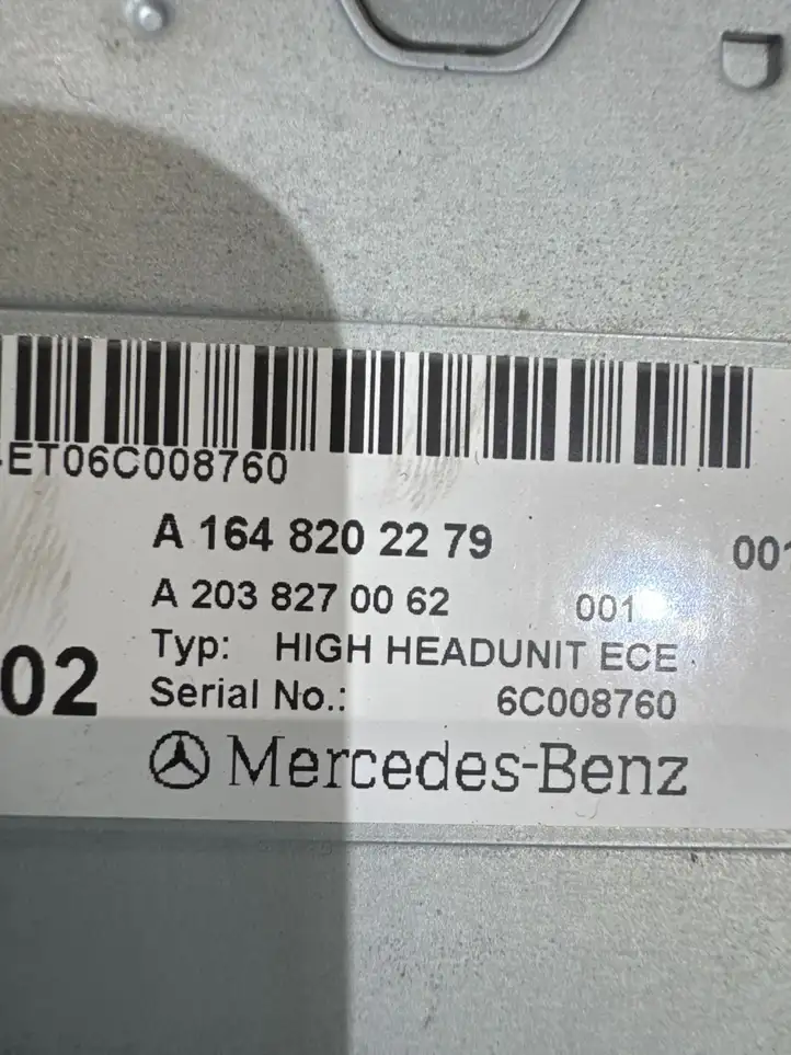 Mercedes-Benz GL X164 (2006 - 2012) A1648202279 Магнитола / мультимедийная система — фото 7