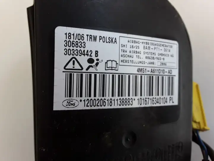 Ford Focus (2011 - 2015) 30339442B Подушка безопасности сиденья — фото 2