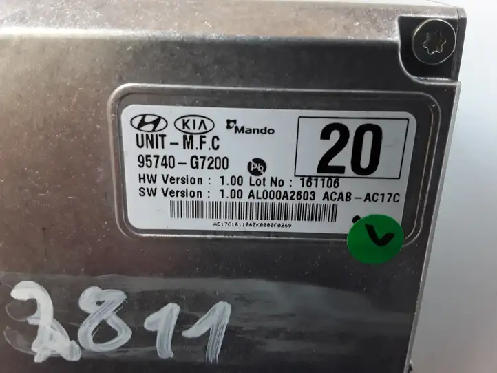 Hyundai Ioniq (2016 - ) 95740G7200 Камера в лобовом стекле — фото 3
