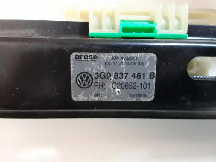 Volkswagen PASSAT B8 (2015 - ) 3G0837461B Электростеклоподъемник передний (комплект) — фото 3