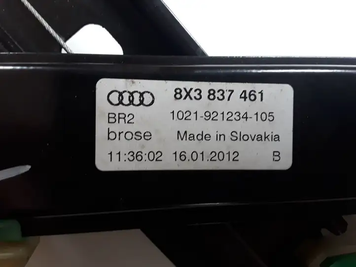 Audi A1 (2010 - 2014) 8X3837461 Электростеклоподъемник передний (комплект) — фото 2