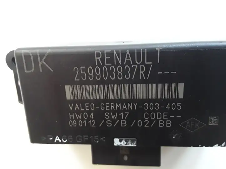 Renault Scenic III - Grand scenic III (2009 - 2016) 259903837R Блок управления парктрониками — фото 3