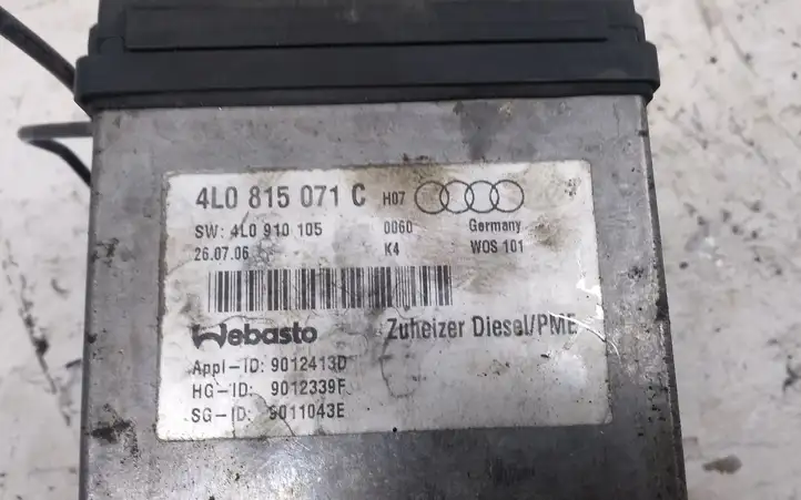 Audi Q7 4L (2005 - 2009) 4L0815071C Webasto / автономный подогрев — фото 4