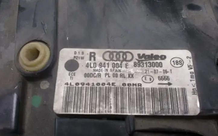Audi Q7 4L (2005 - 2009) 4L0941004E Передняя фара — фото 4