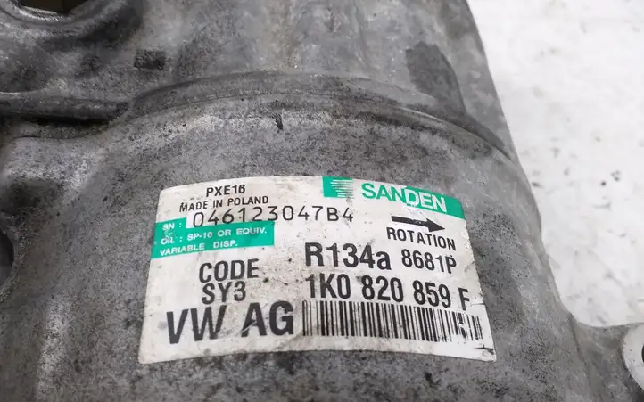 Volkswagen PASSAT B6 (2005 - 2010) 1K0820859F Компрессор (насос) кондиционера воздуха — фото 4