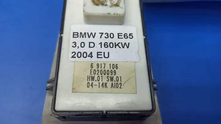 BMW 7 E65 E66 (2001 - 2008) 6917106 Кнопка стеклоподъемников — фото 7