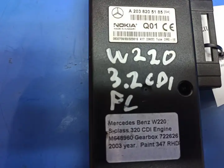 Mercedes-Benz S W220 (1998 - 2006) A2038205185 Блок GSM — фото 2