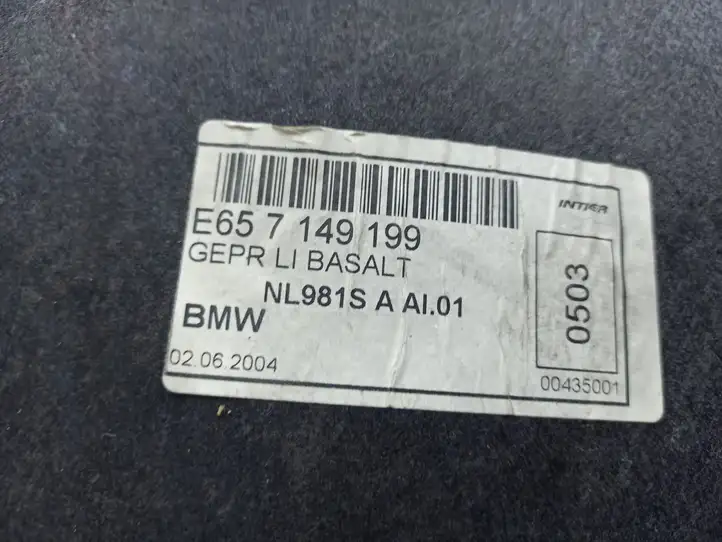 BMW 7 E65 E66 (2001 - 2008) 7149203 Боковая обшивка багажника — фото 12