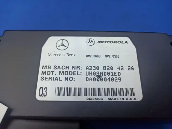 Mercedes-Benz C W203 (2000 - 2007) A2308204226 Блок GSM — фото 10