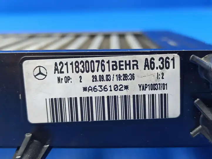 Mercedes-Benz E W211 (2002 - 2009) A2118300761 Электрический отопитель салона — фото 5