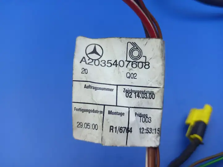 Mercedes-Benz C W203 (2000 - 2007) A2035407608 Проводка передней двери — фото 2
