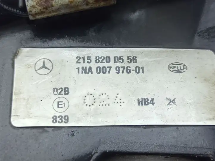 Mercedes-Benz C W203 (2000 - 2007) 2158200556 Передняя противотуманная фара — фото 9