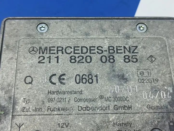 Mercedes-Benz E W211 (2002 - 2009) 2118200885 Bluetooth модуль — фото 9