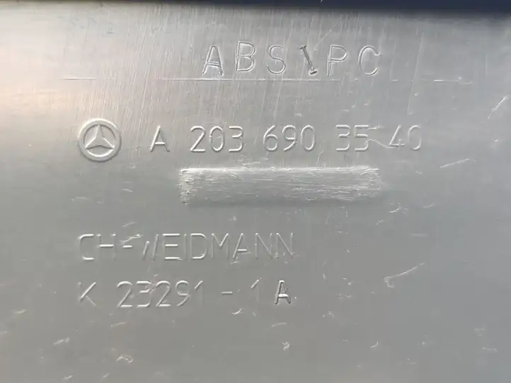 Mercedes-Benz C W203 (2000 - 2007) A2036903540 Нижняя обшивка стойки B — фото 3