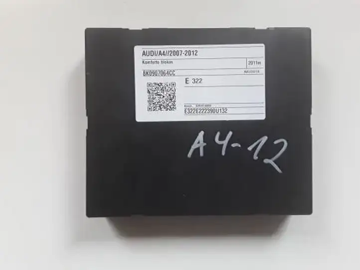Audi A4 S4 B8 8K (2011 - 2015) 8K0907064CC Модуль комфорта — фото 1