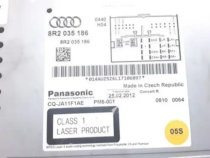 Audi A4 S4 B8 8K (2011 - 2015) 8R2035186 Магнитола / мультимедийная система — фото 3