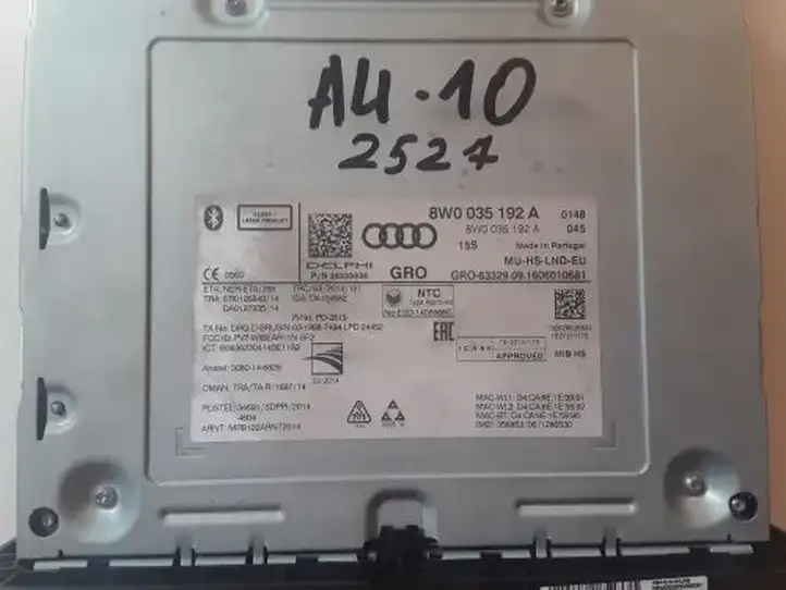 Audi A4 S4 B9 (2015 - 2019) 8W0035192A Магнитола / мультимедийная система — фото 3