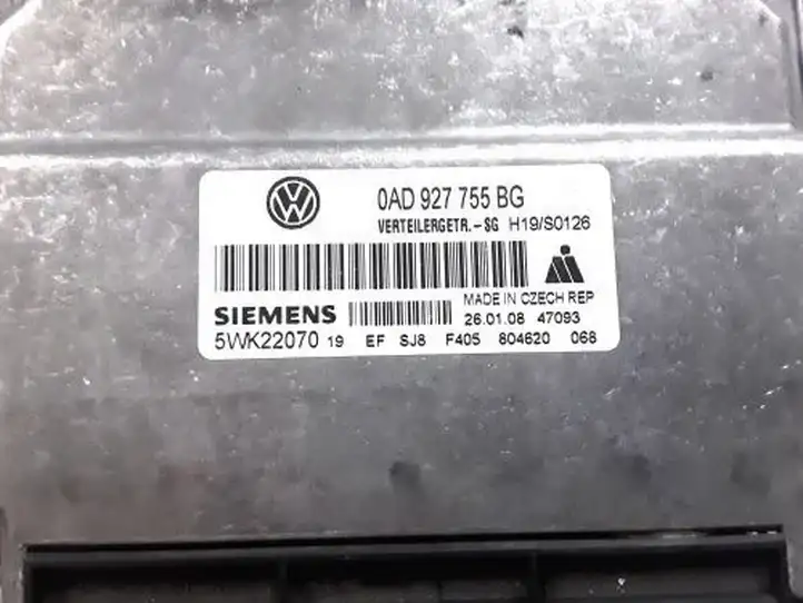 Volkswagen Touareg I (2002 - 2010) 0AS927755BG Блок управления двигателем (ЭБУ) — фото 2