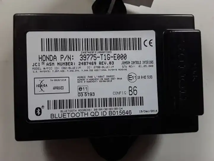 Honda CR-V (2012 - 2016) 39775T1GE000 Bluetooth модуль — фото 1