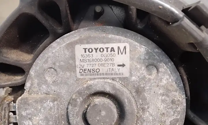 Toyota Avensis T250 (2003 - 2006) 163630G050 Электровентилятор радиатора — фото 5