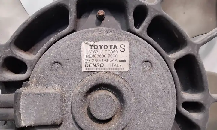Toyota Avensis T250 (2003 - 2006) 163630G050 Электровентилятор радиатора — фото 6