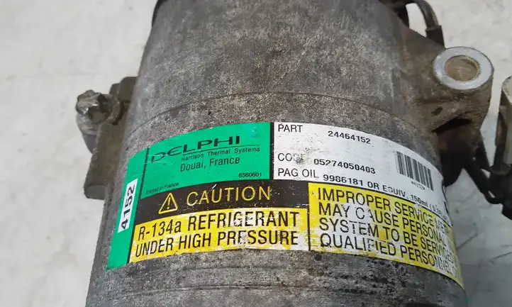 Opel Zafira B (2003 - 2006) 24464152 Компрессор (насос) кондиционера воздуха — фото 5