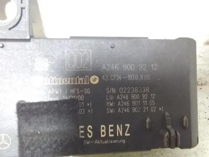 Mercedes-Benz CLA C117,X117,W117 (2013 - 2019) A2469009212 Блок управления крышкой багажника — фото 2