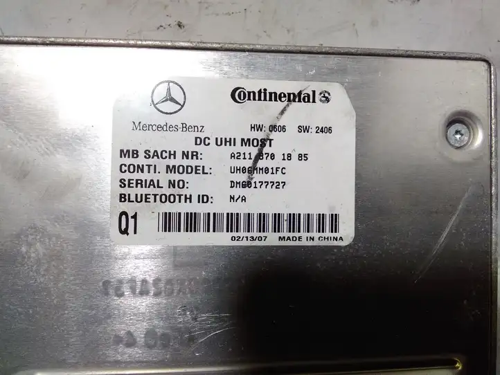 Mercedes-Benz ML W164 (2005 - 2011) A2118701885 Bluetooth модуль — фото 4
