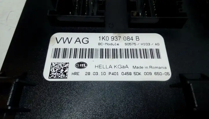 Volkswagen Golf VI (2009 - 2013) 1K0937084B Модуль комфорта — фото 3