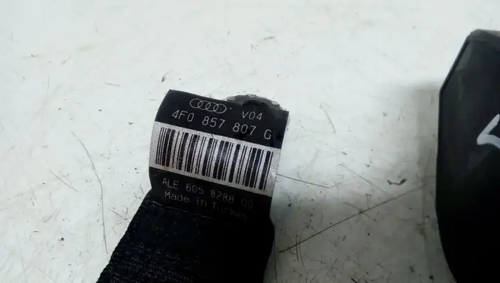 Audi A6 S6 C6 4F (2004 - 2008) 4F0857807G Центральный ремень безопасности — фото 3