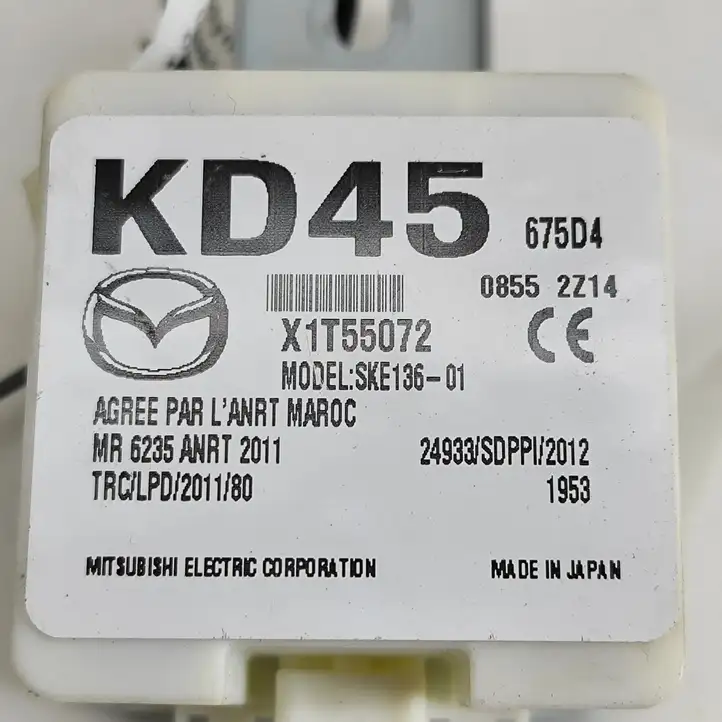 Mazda 6 (2012 - 2015) KD45675D4 Блок бесключевого доступа — фото 6