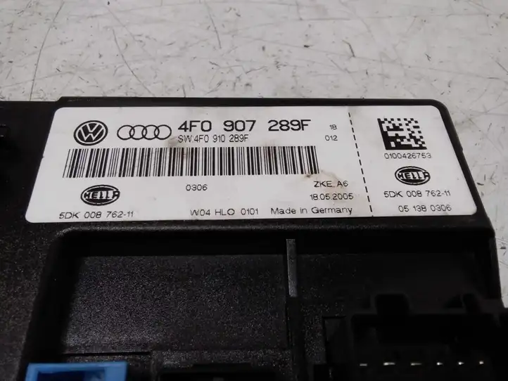 Audi A6 S6 C6 4F (2004 - 2008) 4F0907289F Модуль комфорта — фото 3