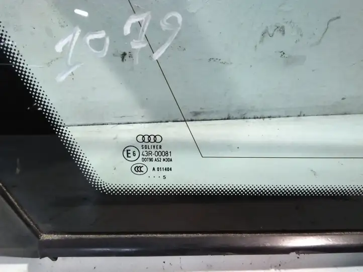 Audi A6 S6 C6 4F (2004 - 2008) Заднее боковое стекло — фото 4