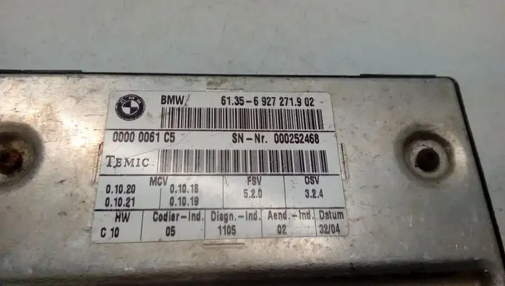 BMW 5 E60 E61 (2004 - 2010) 61356927271902 Прочие блоки управления — фото 3