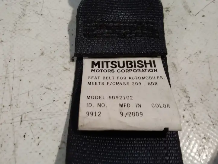 Mitsubishi Outlander (2007 - 2012) 6092102 Задний ремень безопасности — фото 4