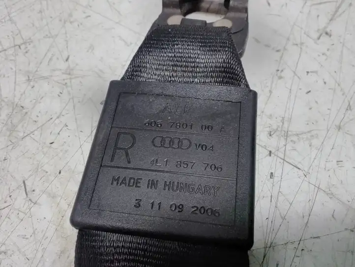 Audi Q7 4L (2005 - 2009) 4L1857706 Передний ремень безопасности — фото 4